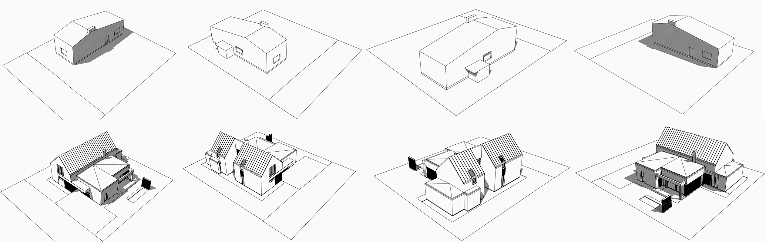 rozbudowa domu częstochowa schemat – awx2 architekci częstochowa